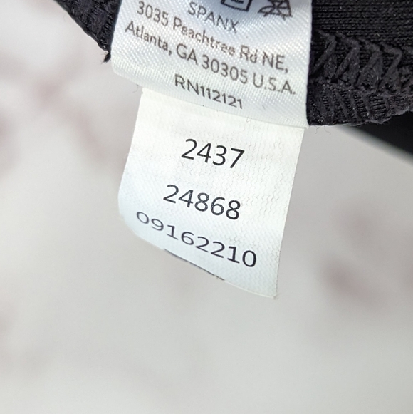 Spanx Leggings Womens Small Faux Vegan Leather 2437 Black High Rise Crop Ankle - Picture 11 of 13